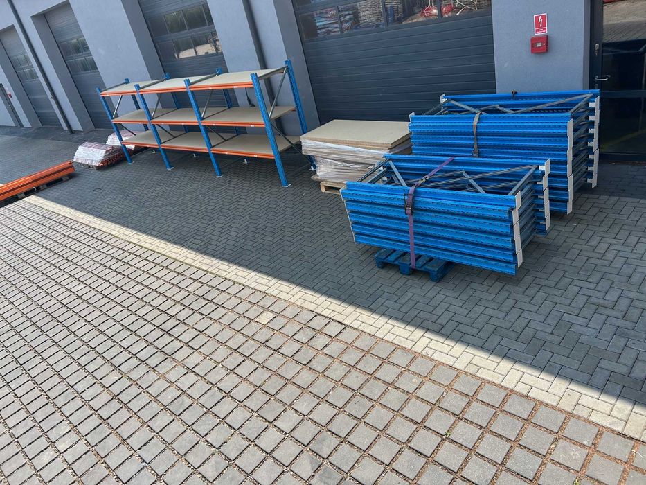 Regał magazynowy STOW H200x55cm półkowe do magazynu warsztatu hali