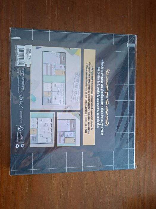 Mrs Wonderful Organizador semanal Novo com adesivos