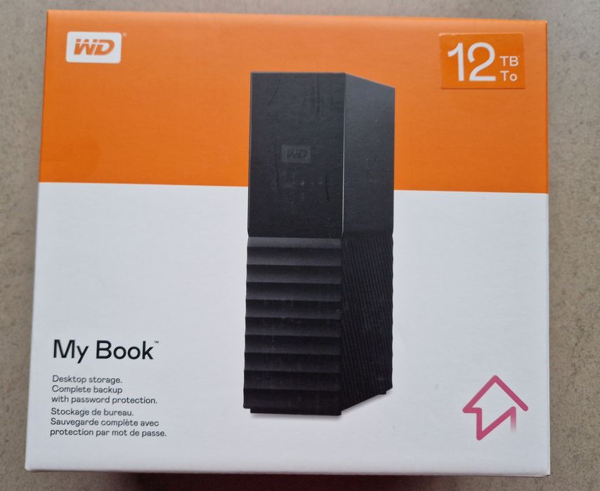 Disco Externo WESTERN DIGITAL My Book V3 (12 TB - USB 3.1)