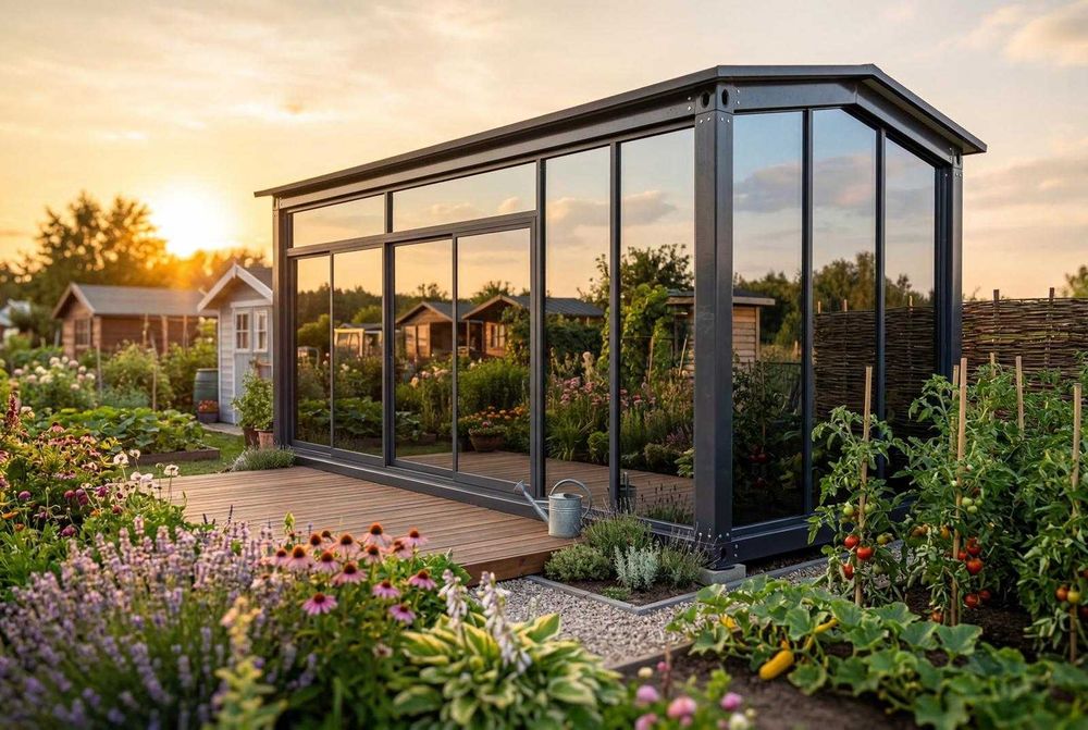 ogródek piwny rama kontenera domek mobilny 3x6 kontener pawilon