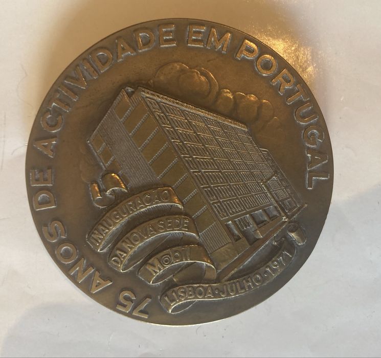Medalha de bronze Mobil Oil