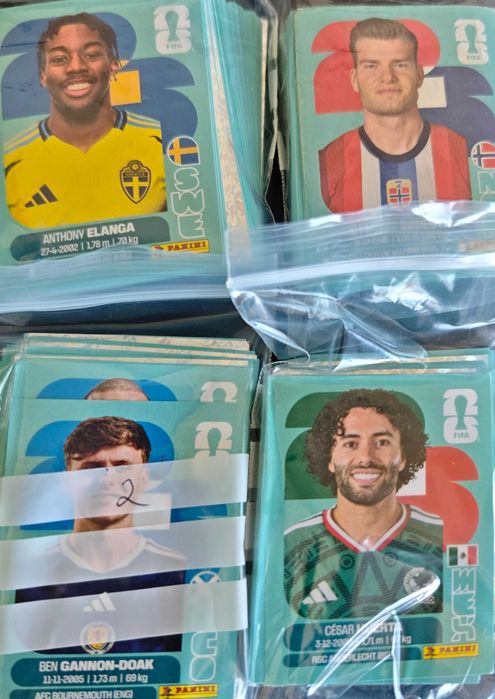 Cromos 0,20€ originais Panini mundial 2026