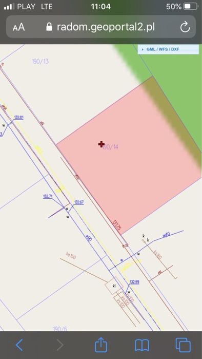 Dzialka Budowlana Radom Wsola 950m uzbrojona