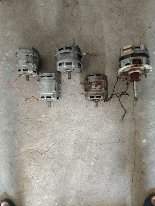 Продаю однофазні та трьохфазні двигуни з пральних машин різних обертів