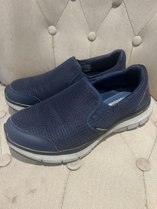 Skechers buty meskie slipon pianka memory granatowe 41 lekkie