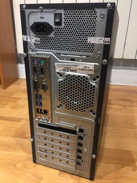 Офісний ПК (блок) i5-6400 \ 2.7GHz \ 16 GB \ 240 SSD \ 1 TB HDD