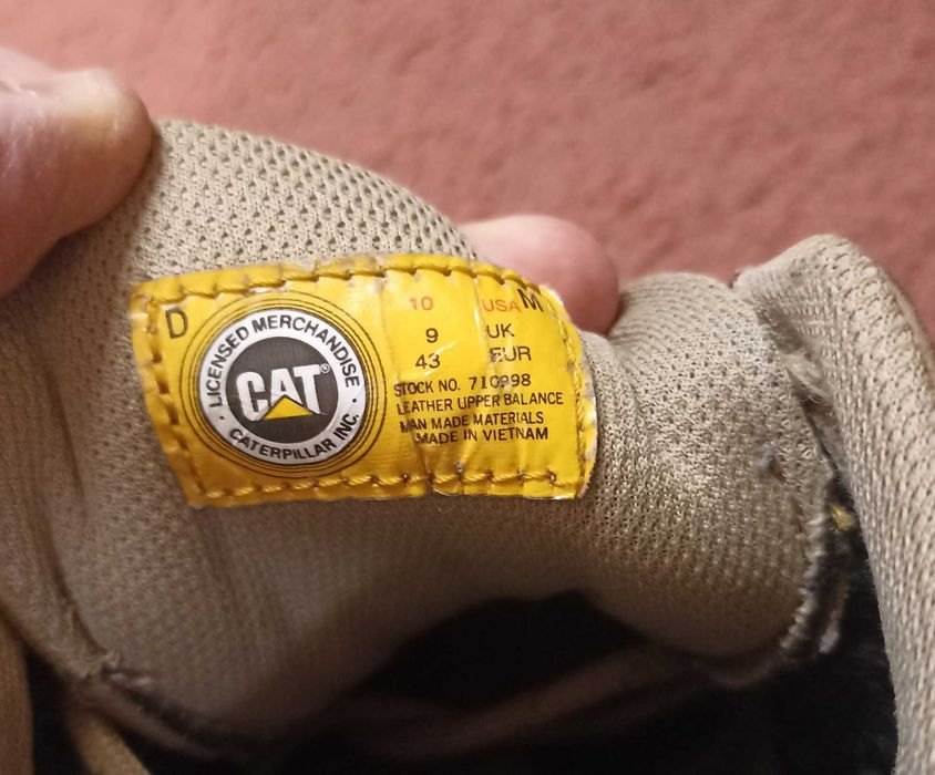 Кросівки шкіряні CAT (Caterpillar)