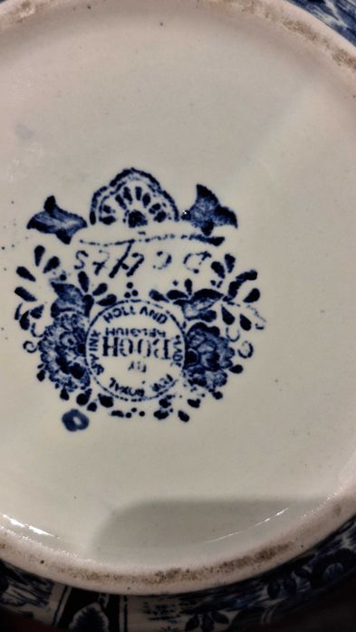 Duży wazon ceramiczny Delft – klasyczny, vintage, piękny wzór