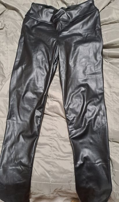 Лосины из экокожи