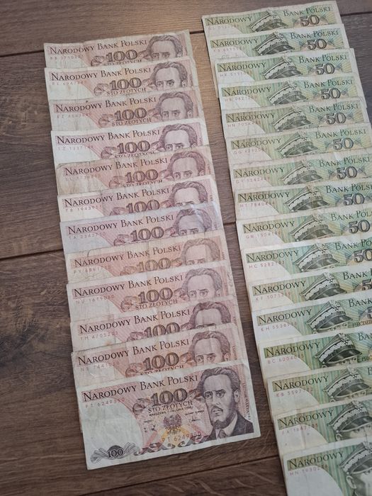 Banknoty PRL - 30sztuk. Zestaw A01