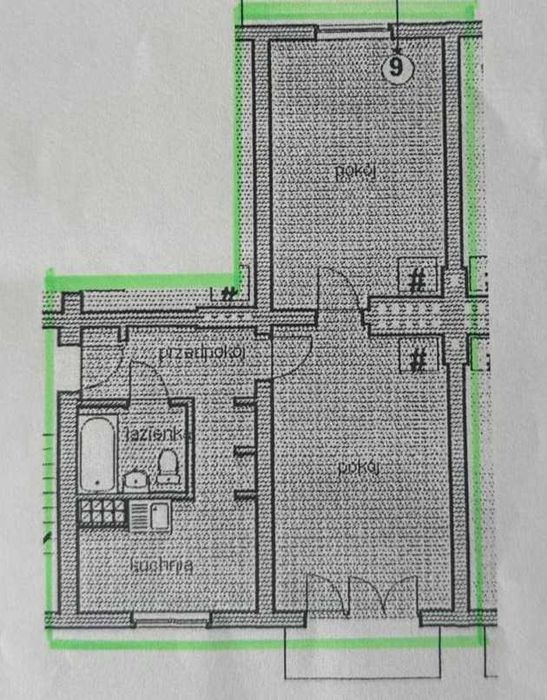 Sprzedaż Mieszkanie Mikołów Oś. Grunwaldzkie 54,52m² do negocjacji - Widok 3