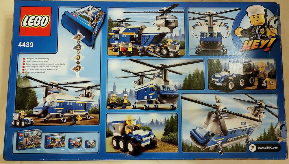 LEGO 4439 helikopter policyjny transportowy