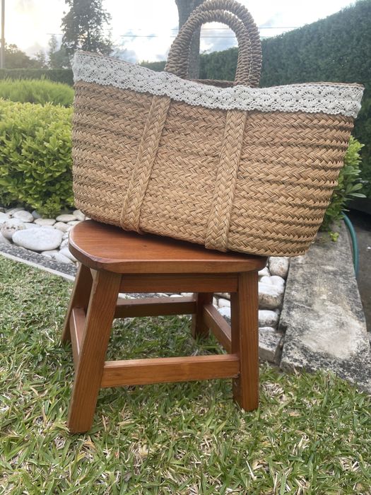 Cesta e banco miniatura
