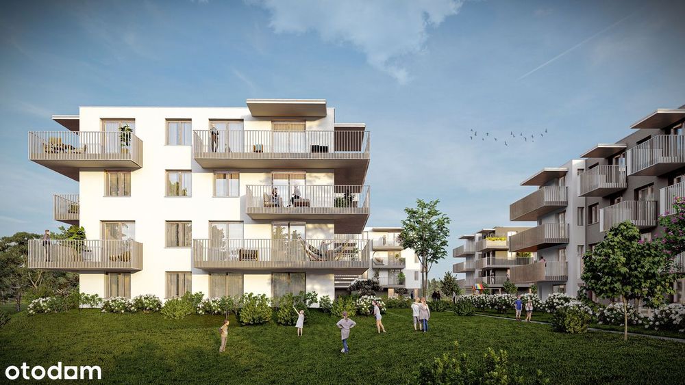 4-pokojowe mieszkanie 70m2 + balkon Bezpośrednio