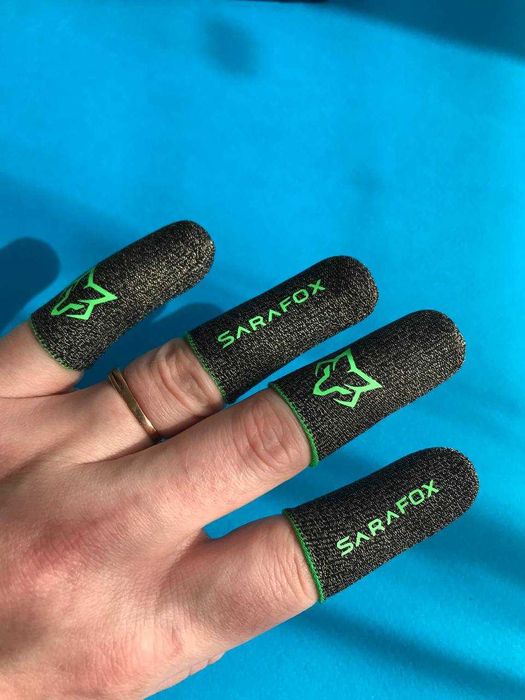 Ігрові тригери і напальчники ігрові для екрану SARAFOX V9, 4 шт.+ кейс