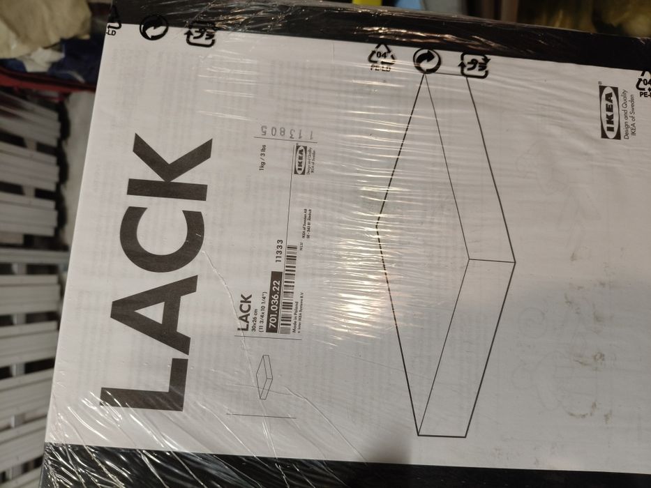 2 małe czarne piłki Ikea Lack nowe