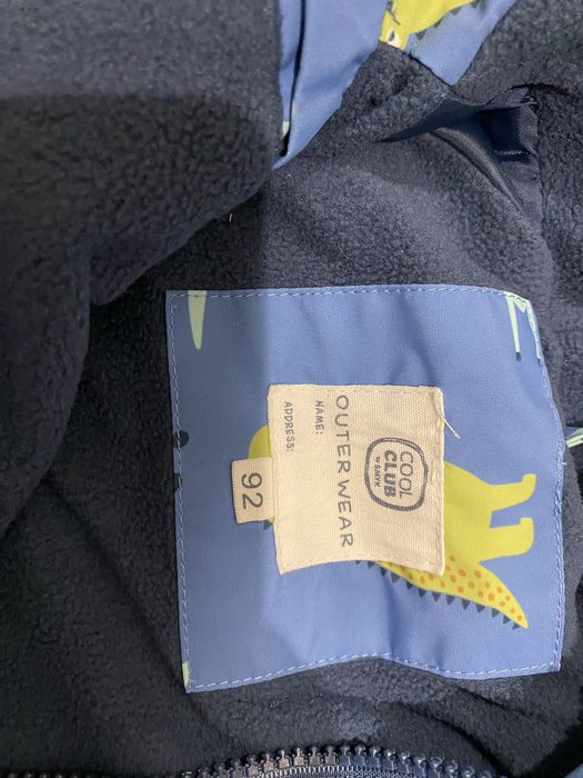 Непромокаючі куртки на флісовій підкладці,92 р маломірить