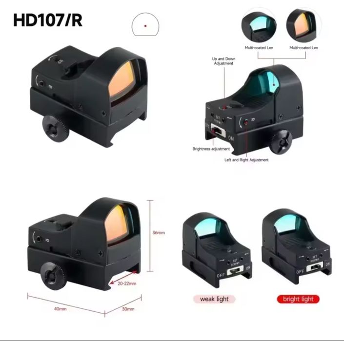 Коллиматорный прицел HD 107R