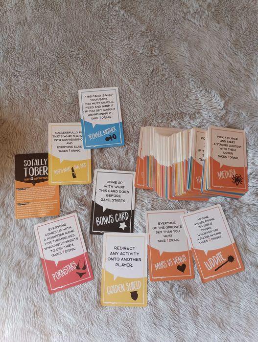 Cartas Drinking Game Sotally Tober