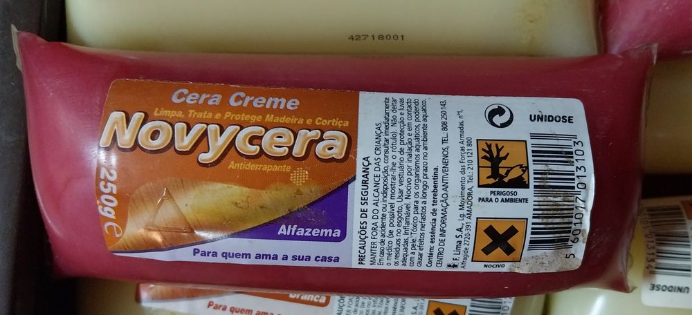 37 pacotes de cera para o chão de madeira