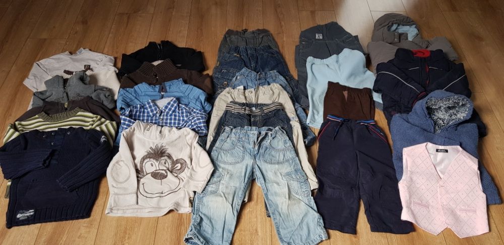 MEGA paka dla chłopaka - ubranka 86- 98