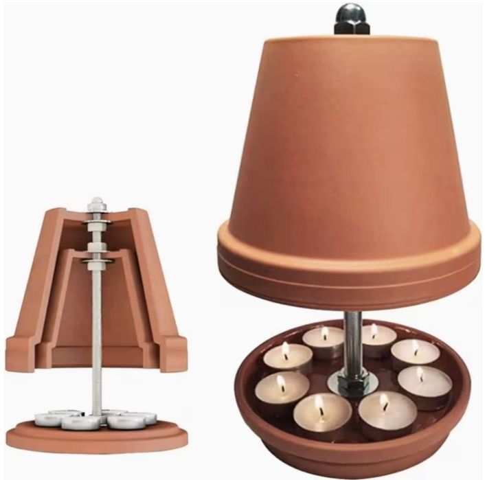 Керамічний обігрівач-свічник