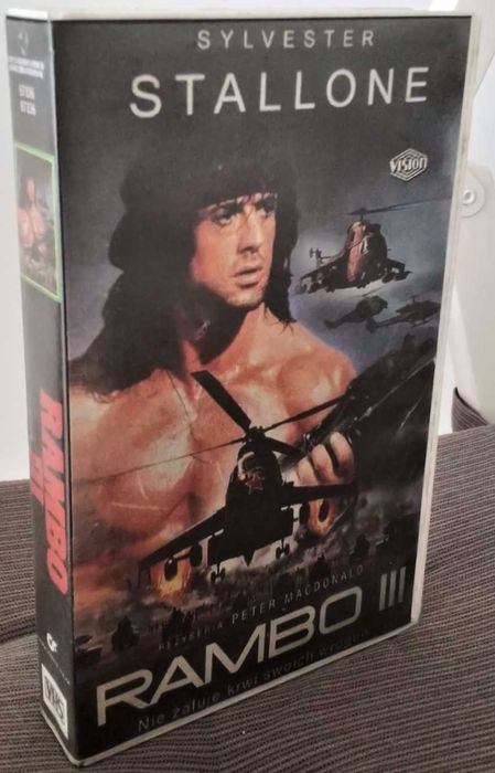 Rambo 1 2 3 oraz COP LAND stallone na magnetowid filmy - vhs kasety