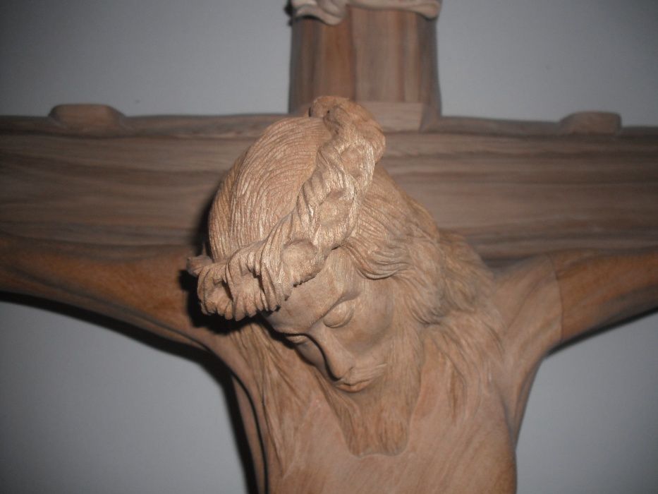 Escultura Arte Sacra Talha Madeira Cristo