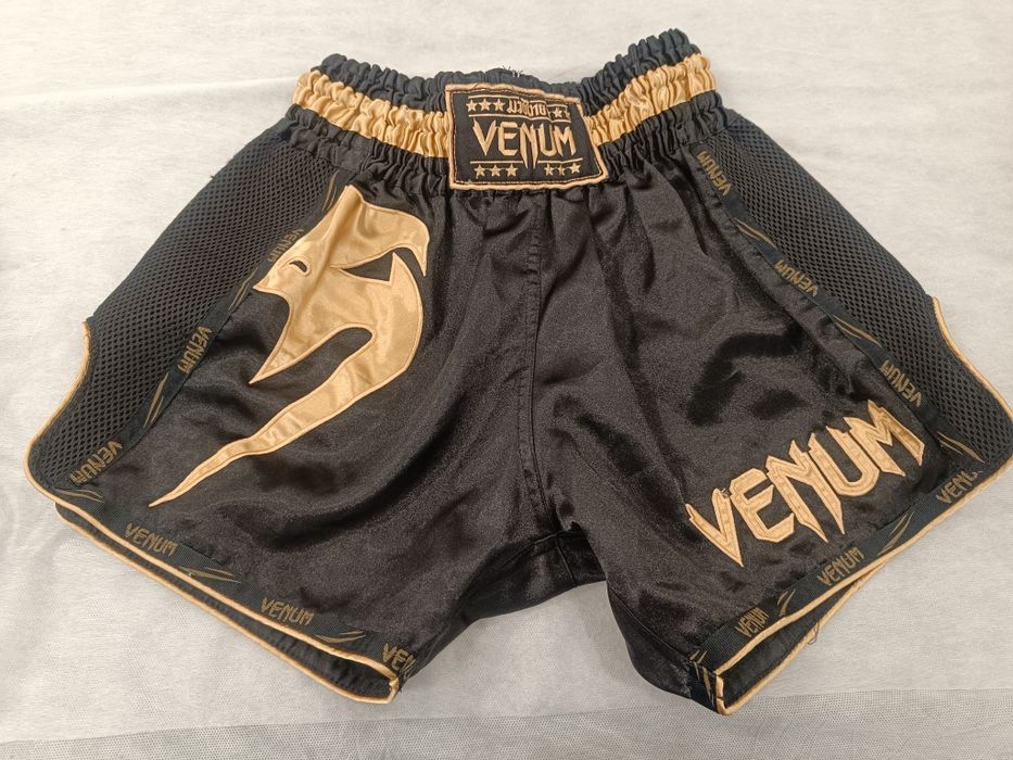 Conjunto Venum Elite - Preto/Dourado