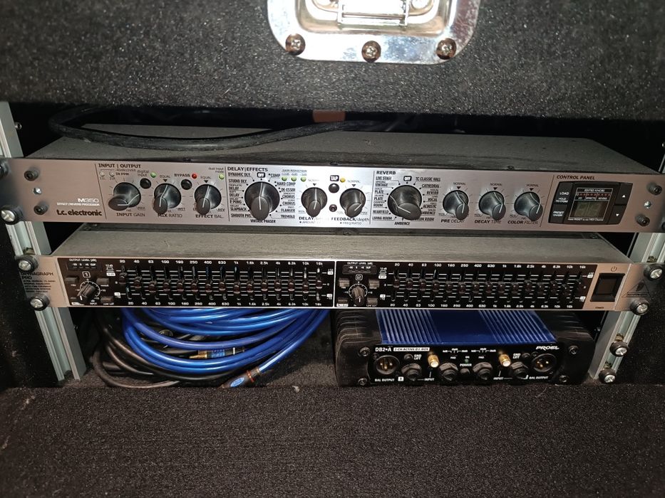 Processador TC Electronic, Equalizador Behringer