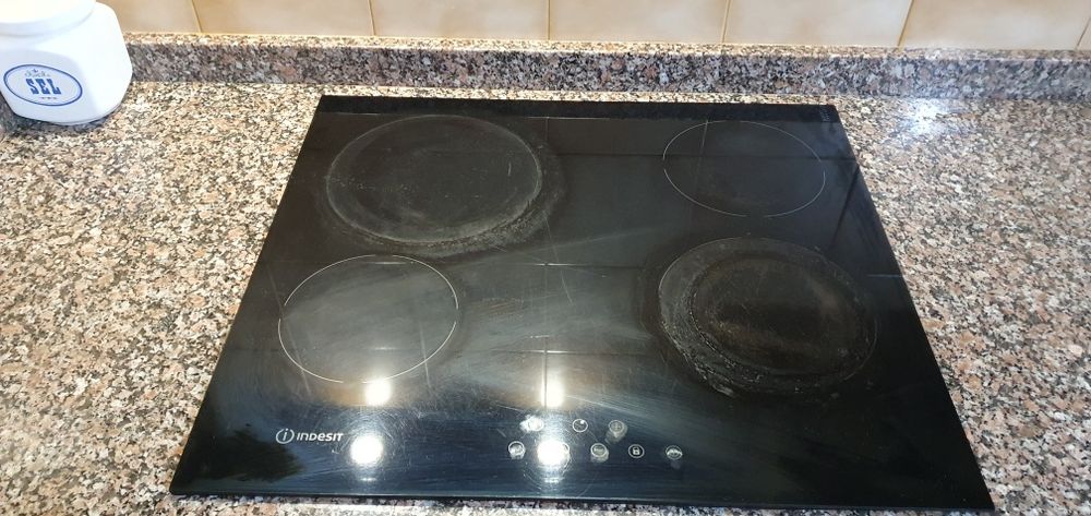 Placa de vidro ceramica e forno eletrico