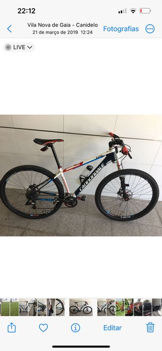 Cannondale roda 29 carbono tamanho m