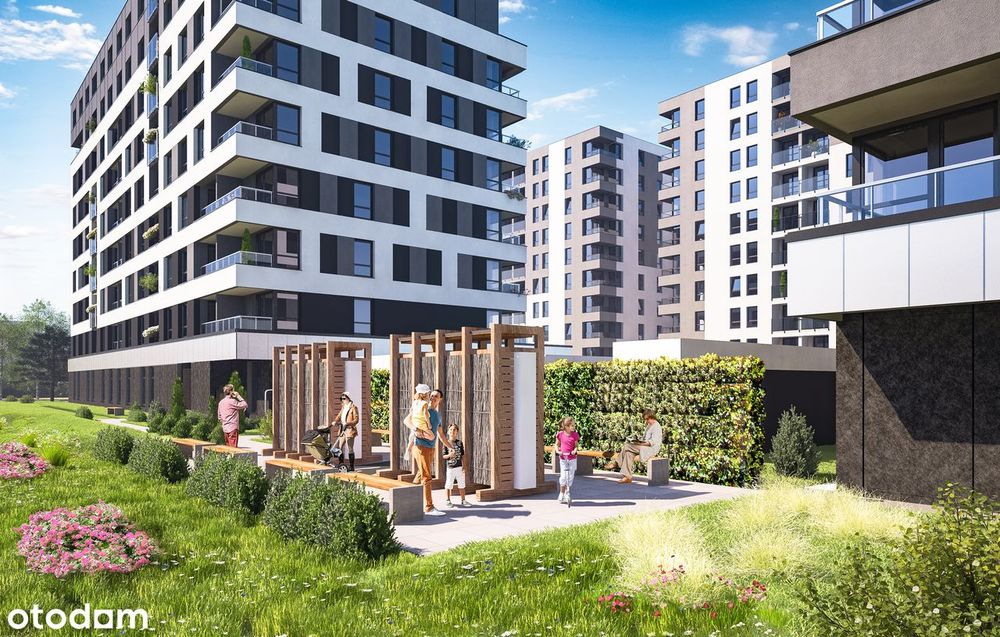 2-pokojowe mieszkanie 36m2 + loggia