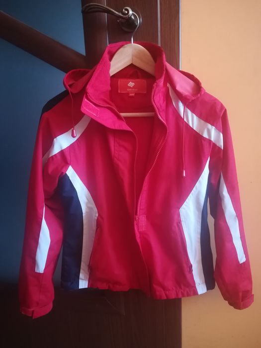 Kurtka czerwona 158/164 Success polar kaptur stójka