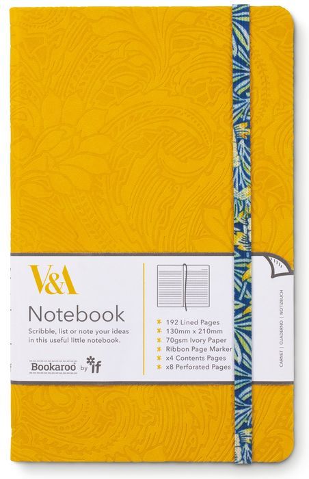 Notatnik A5 V&A Bookaroo Journal Morris Tulip & Willow If Nowa Nieużywana