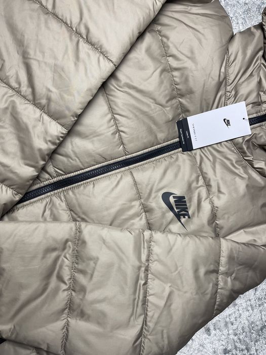 Kurtka Puchowa Nike Dłuższa Khaki S *NOWA*