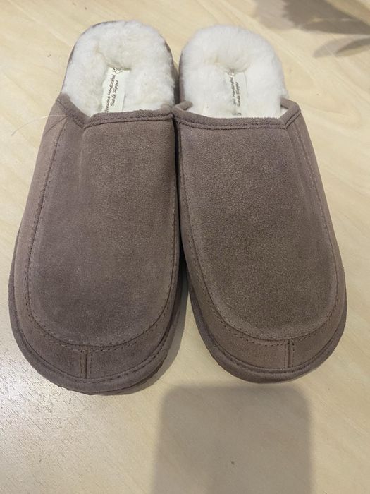 Капці нові 42-42,5 натуральне хутро, натуральна шкіра