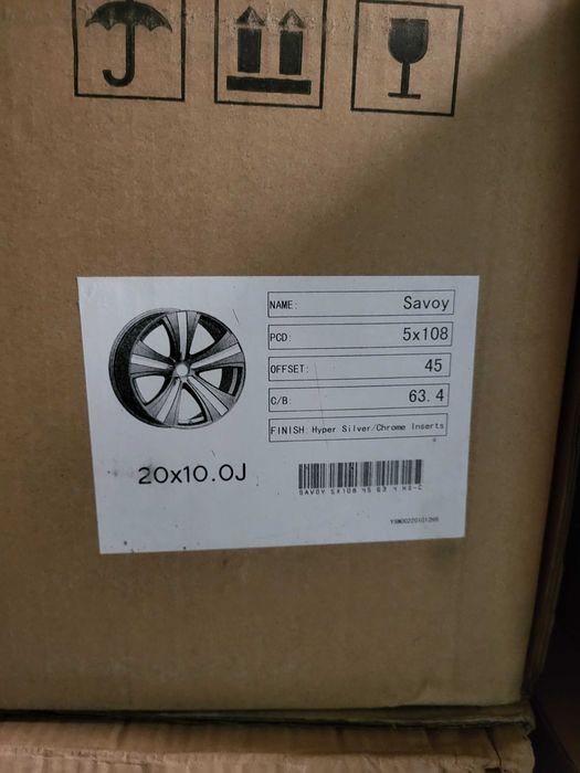 FELGI 20'   5x108  10Jx20  ET 45   Mania SAVOY  Nowe