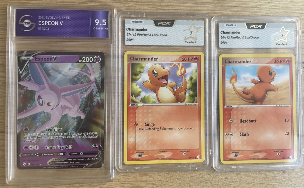 Conjunto de cartas pokemon