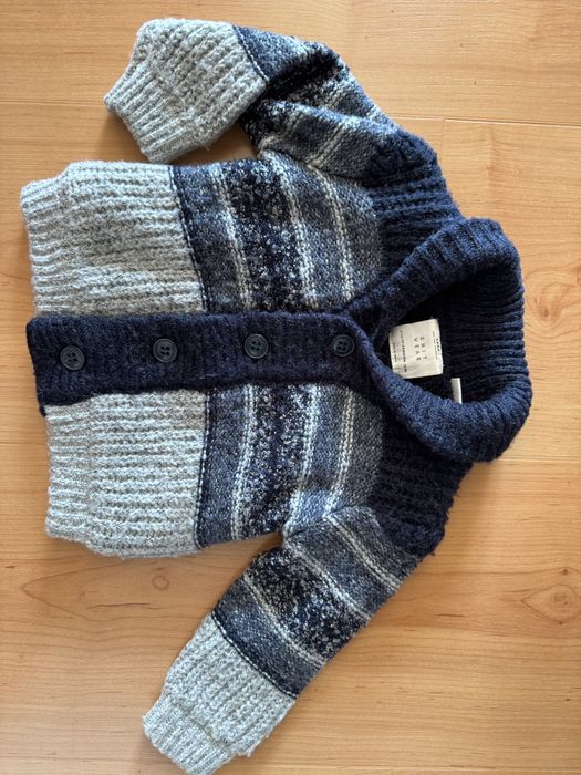 Casaco de malha forrado Zara 18-24meses