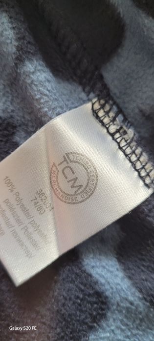 Mięciutki polar rozmiar 74/80 Tchibo