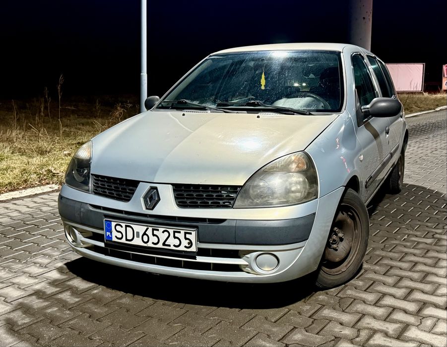 Renault Clio II Lift 5D 1.5 DCI 65km krajówka klimatyzacja 4l/100km