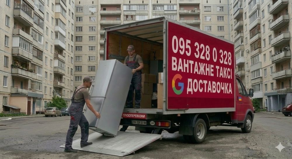 Вантажні перевезення, Вантажне таксі Доставочка, Переїзди, Вантажники