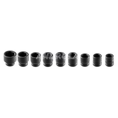 Nasadki udarowe 1" 27-50mm krótkie 9szt NEO