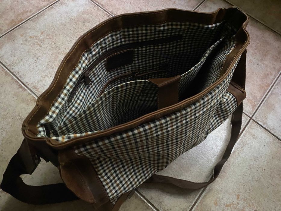 Мужская кожаная сумка портфель через плечо rada nature(germany)