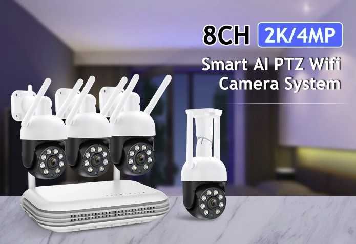 Комплект IP камер+регистратор видеонаблюдения WIFI FullHD 4МП: 7 900 ...