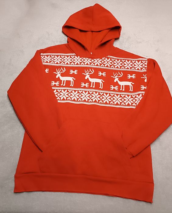 Ciepła, zimowa, świąteczna bluza damska