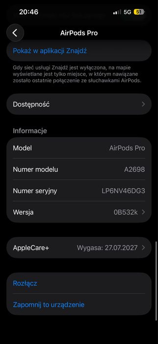 AirPods pro 2 generacji