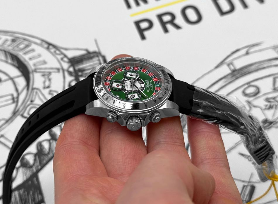 Годинник Invicta 50492 Speedway Casino 40 мм. Chronograph 200 MT.