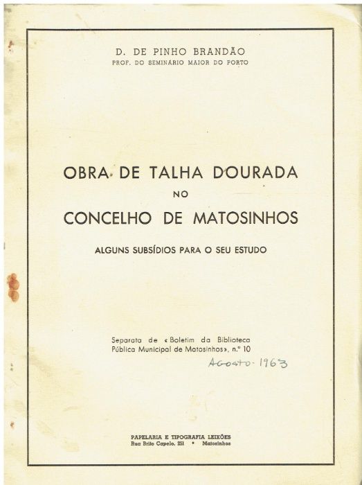 4013 - Monografias - Livros sobre Matosinhos 3